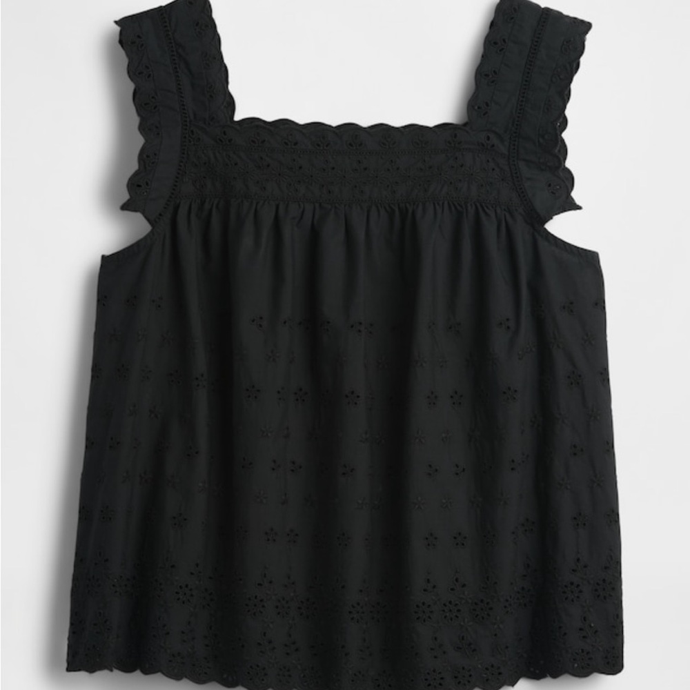 Gap x Doen Eyelet Top XXS